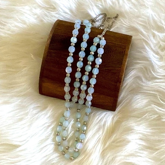𝅺MULTI strand Beaded Necklace - Picture 1 of 2